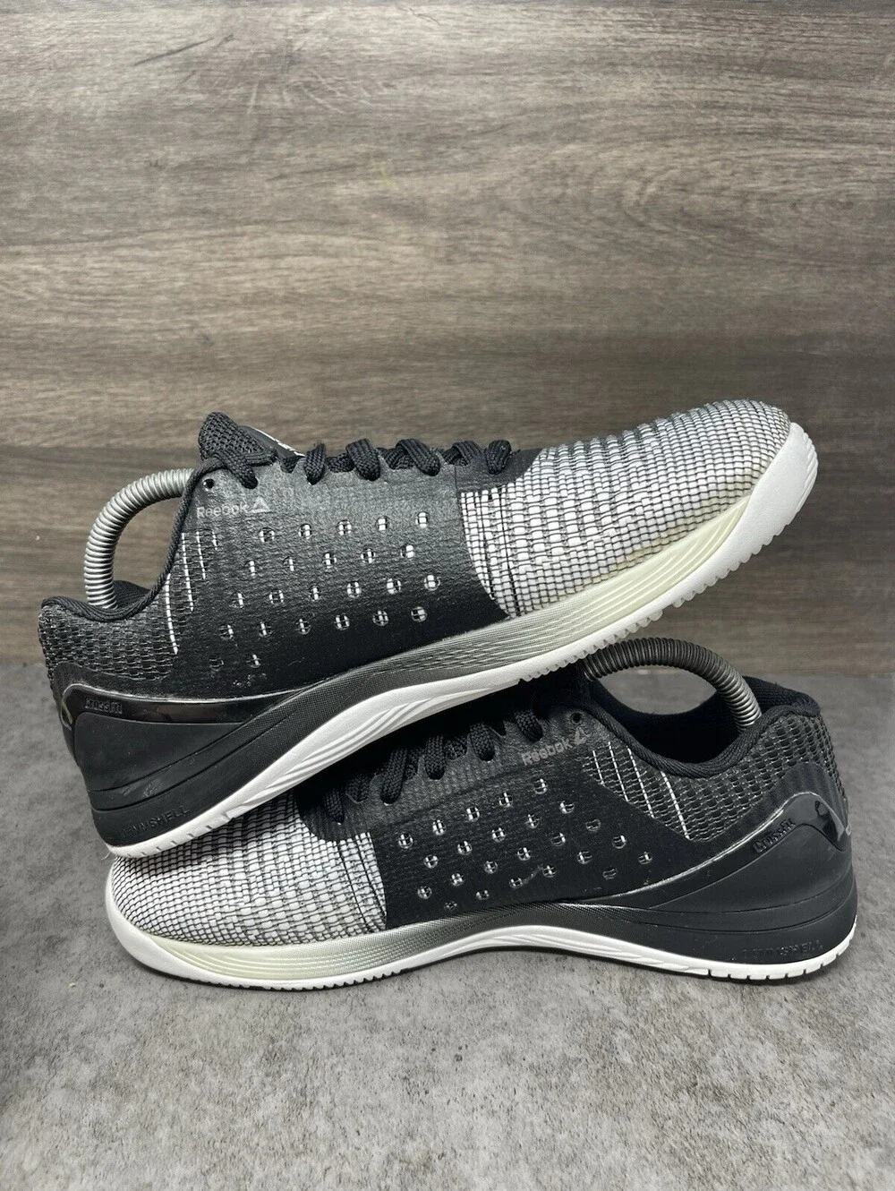 Reebok CrossFit Nano 7.0 Size 9 Womens Black White Cross Training BS8352